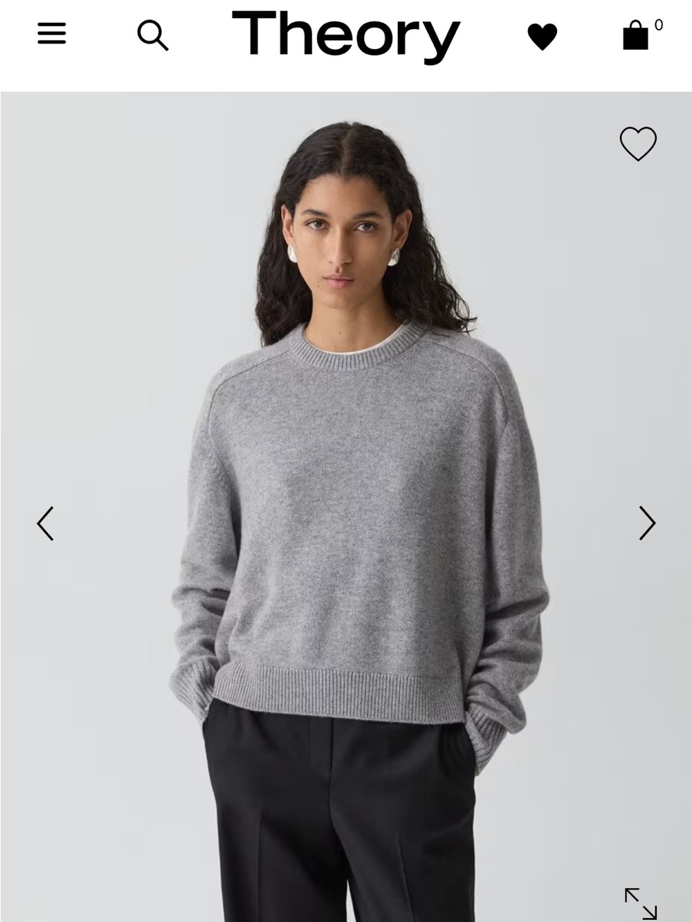 THEORY cashmere sweater